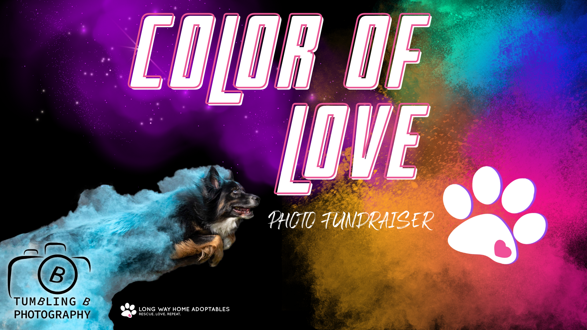 Colorful Modern Holi Festival Promotion Facebook Post